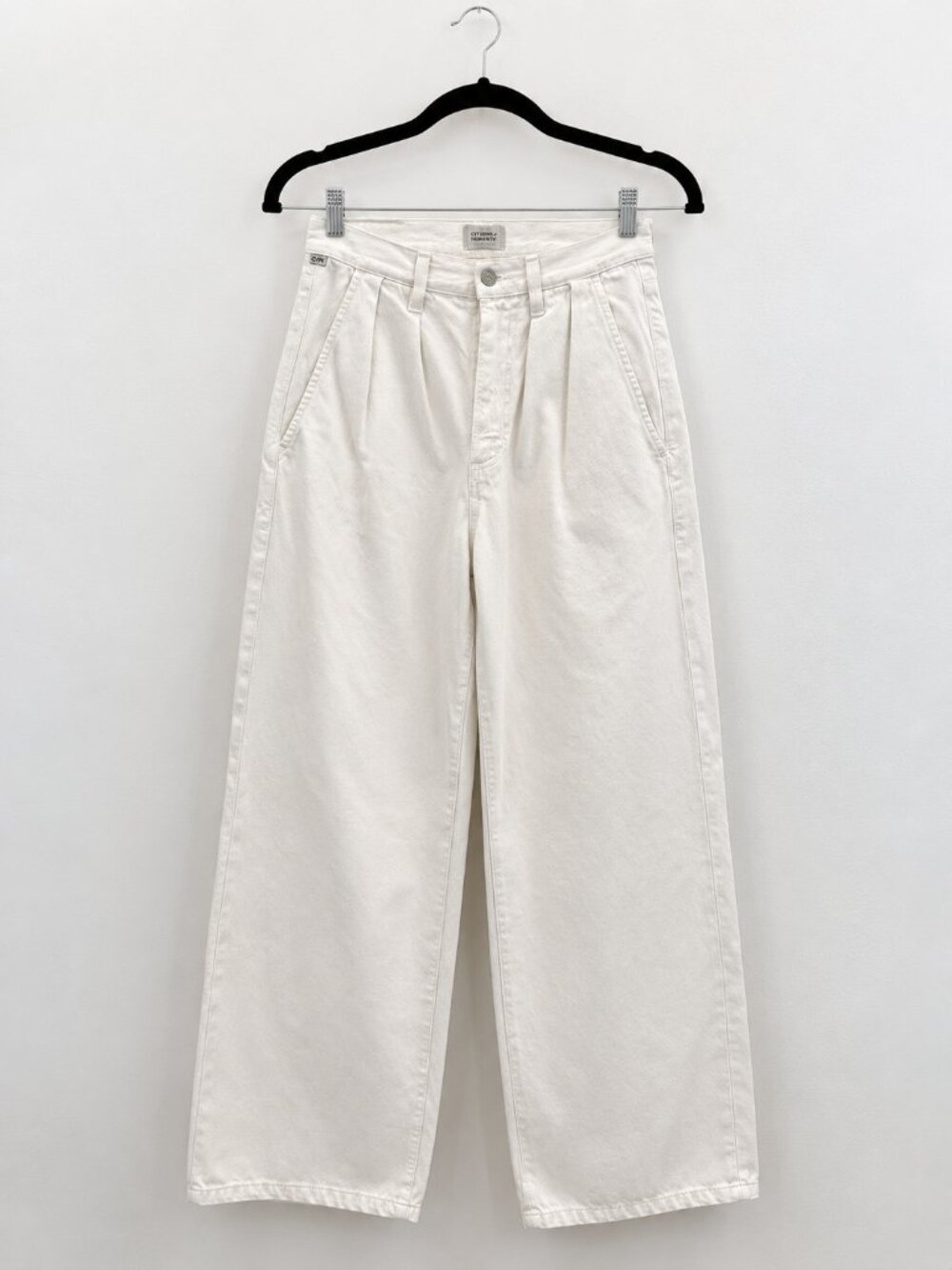 Citizens of Humanity Maritzy Pleated Trouser Prism White Size 25